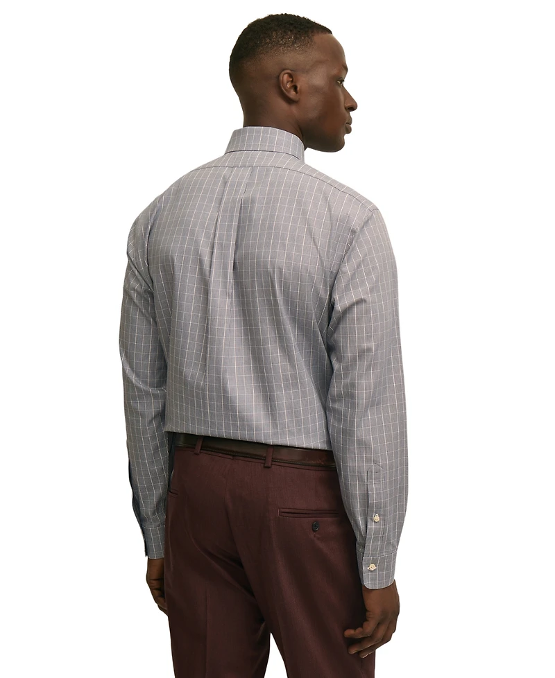 B by Brooks Brothers Men's Spread Collar Dress Shirt