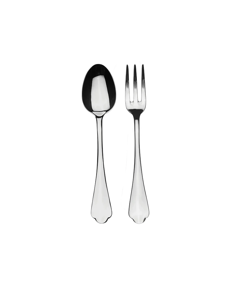 Mepra Serving Set Fork and Spoon Dolce Vita Flatware Set, Set of 2 Dolce Vita
