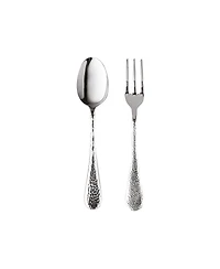 Mepra Serving Set Fork and Spoon Flatware Set, Set of 2