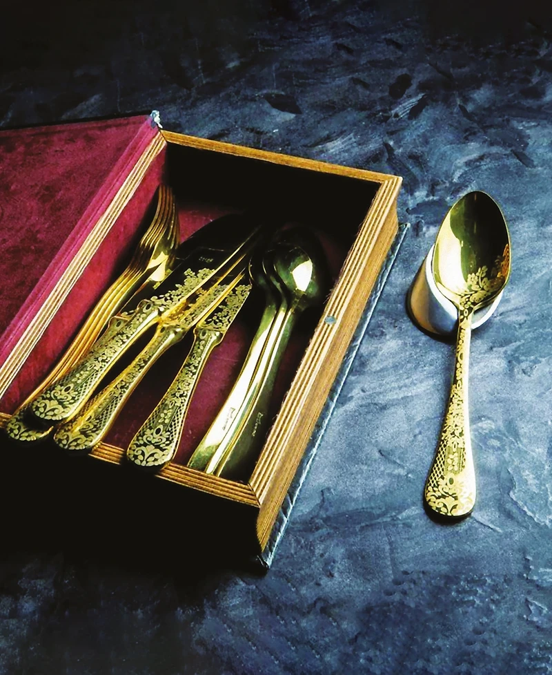 Casablanca Oro Flatware Set, 20 Piece