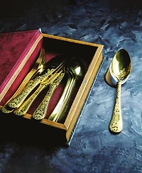 Casablanca Oro Flatware Set, 20 Piece