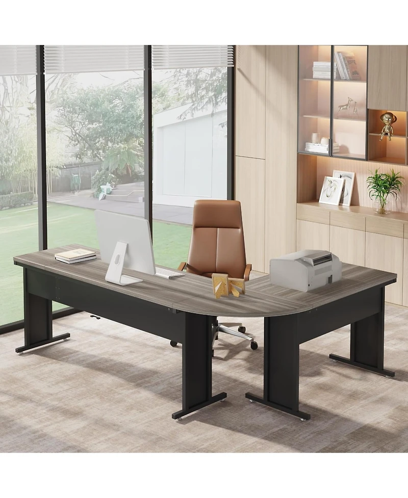 Tribesigns 83" L-Shaped Executive Desk