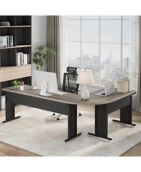 Tribesigns 83" L-Shaped Executive Desk