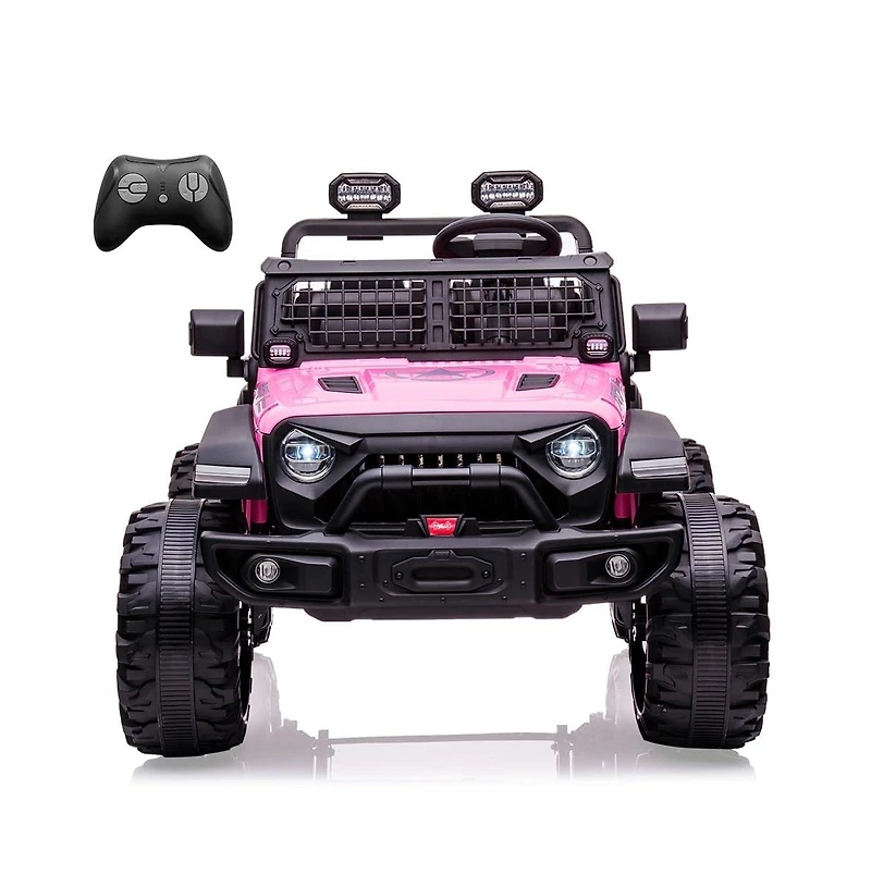 homfan 2-Seat Kids Ride-On Electric Truck with Remote Control, Ages 3-8