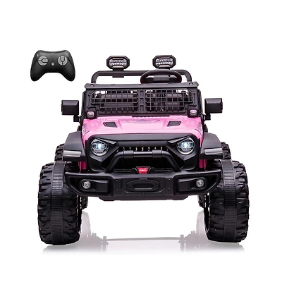 homfan 2-Seat Kids Ride-On Electric Truck with Remote Control, Ages 3-8