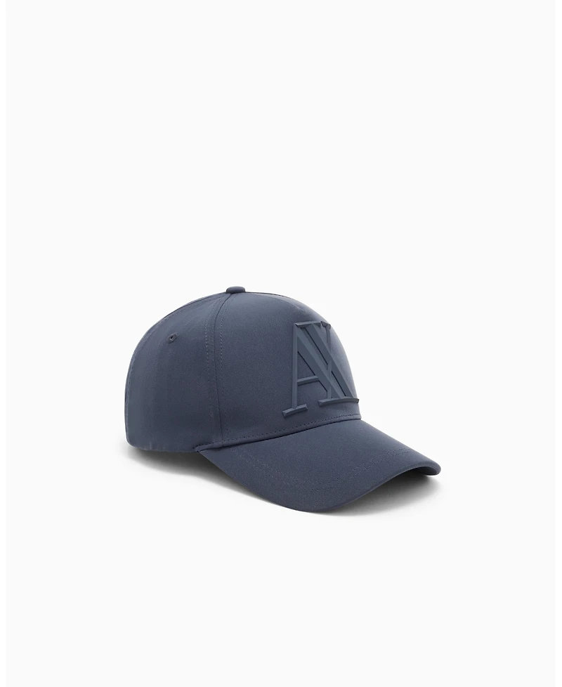 A|X Armani Exchange Men's Rubber Logo Hat