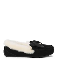 Dearfoams Women's Fireside by Mel Dream Bow Moccasin Slippers