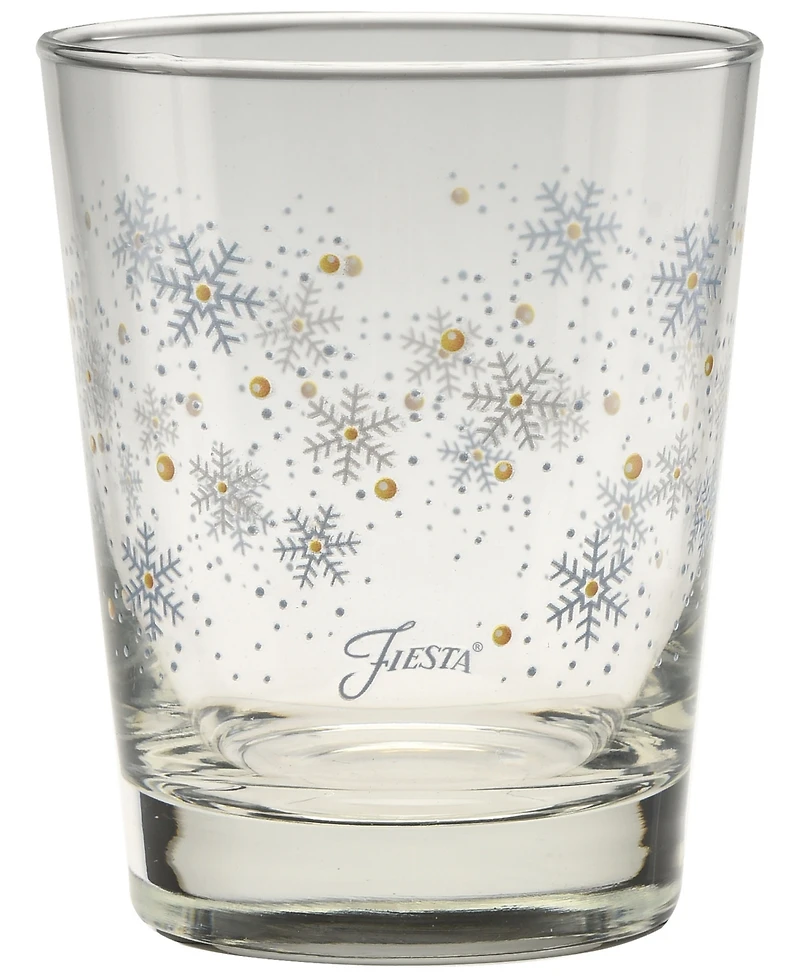Fiesta Snowflakes Double Old Fashioned Glasses, Set of 6, Exclusively at Macy's