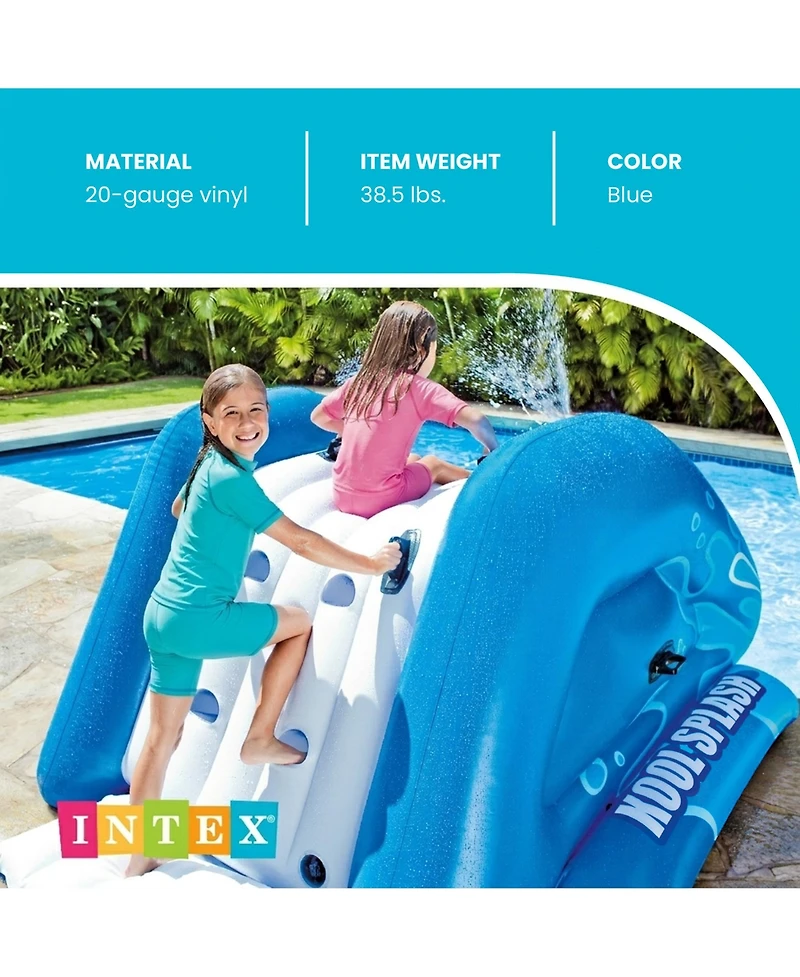 Intex Kool Splash Inflatable Play Center Swimming Pool Water Slide (2 Pack)