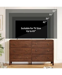 6-Drawer Dresser for Bedroom