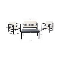 Montez 4 Pc Outdoor Set With Accent Pillows