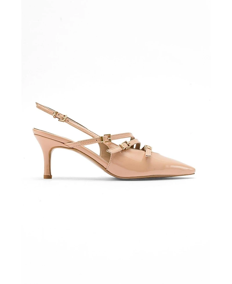 Prologue Shoes Women's Magra Pointed-Toe Slingback Stiletto