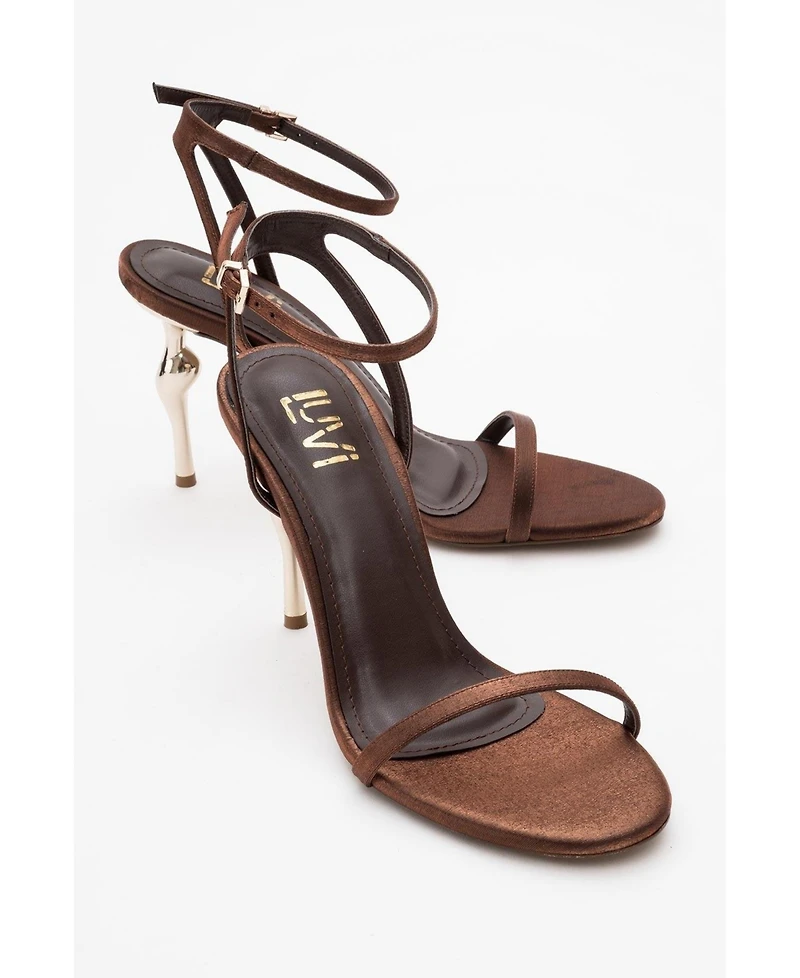 Prologue Shoes Women's Jasmin Ankle Strap Stiletto Sandal