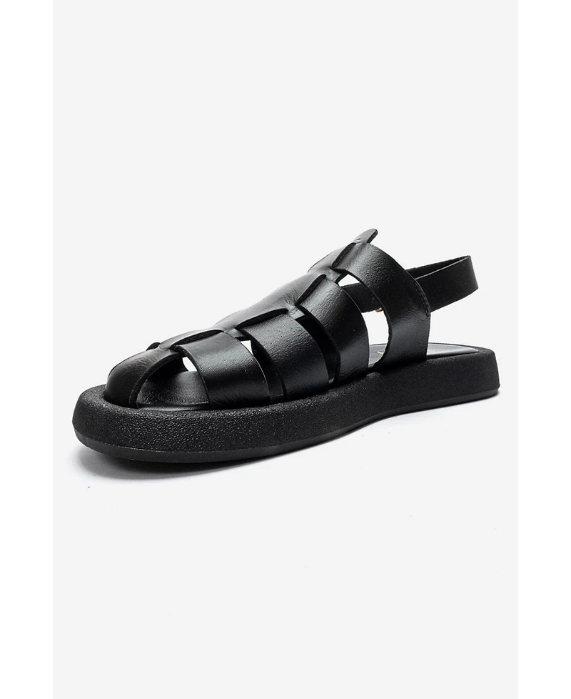 Forever and Always Shoes Women's Joura Leather Sandal