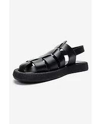 Forever and Always Shoes Women's Joura Leather Sandal