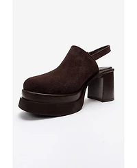 Prologue Shoes Women's Bavix Block Heel Platform Sandal