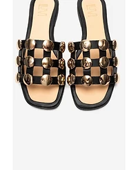 Forever and Always Shoes Women's Bareon Leather Slippers