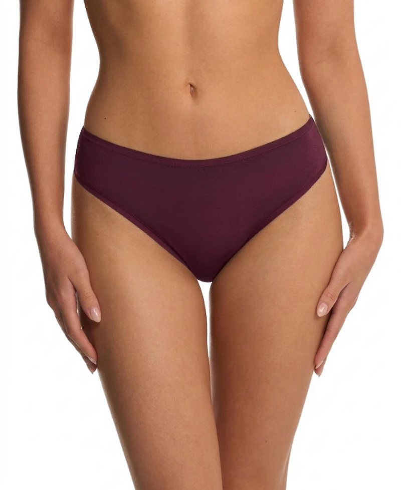 Natori Women's Bliss Bare Cotton Thong 3-Pack