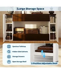 63" Farmhouse Tv Stand for TVs Up to 70