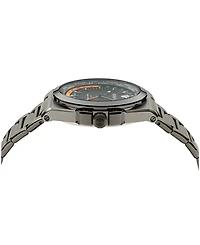 Versace Men's Greca Reaction Gmt Ip Yellow Gold Stainless Steel Bracelet Watch 41mm