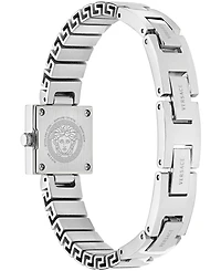 Versace Women's V-Square Petite Silver Stainless Steel Bracelet Watch 18x18mm