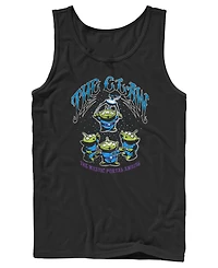 Fifth Sun Men's Disney Pixar Toy Story Pizza Planet Alien Mystic Portal Graphic Tank Top