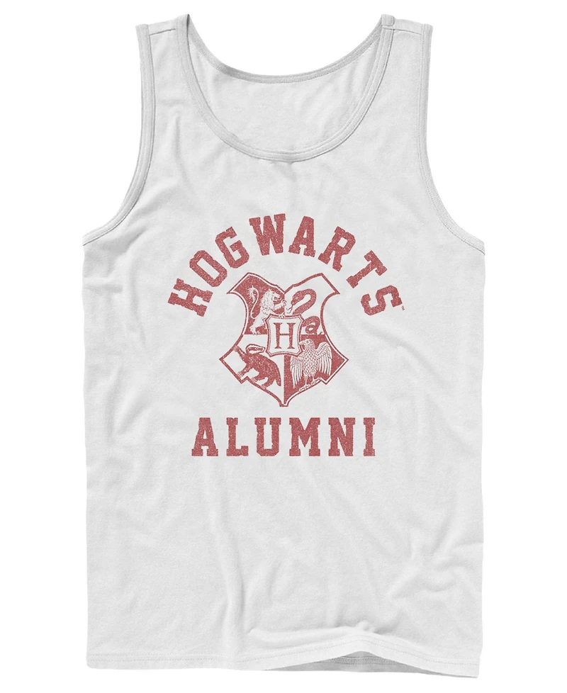 Fifth Sun Men's Harry Potter Hogwarts Alumni Crest Graphic Tank Top