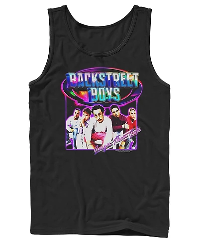 Fifth Sun Men's Backstreet Boys Larger Than Life Group Photo Graphic Tank Top