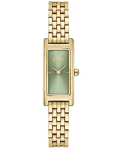 Hugo Boss Women's Lucy Quartz Ionic Plated Thin Gold Steel Watch 15mm
