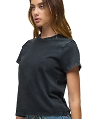 Hudson Jeans Women's Relaxed Crewneck Short-Sleeve Cotton T-Shirt
