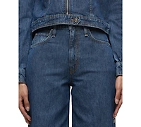 Hudson Jeans Women's James High-Waisted Wide-Leg