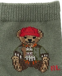 Polo Ralph Lauren Baby Boys' Outdoor Bear Plaid Crew Socks, 3-Pack
