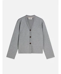 Scotch & Soda Women's V-Neck Button-Down Modal-Polyester Blend Cardigan