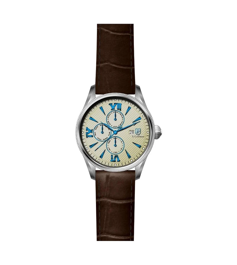 Invicta S.Coifman Men's Heritage Chronograph Dial Stainless Steel Bracelet Watch