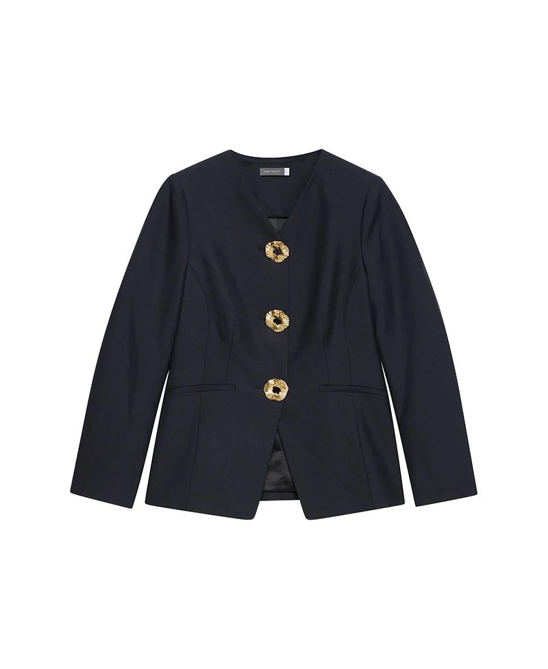 Mint Velvet Women's Wool Blend Sculpted Jacket