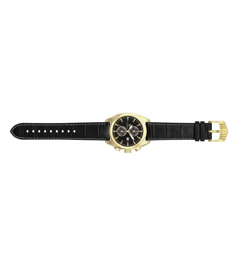 Invicta S.Coifman SC0088 Men's Chronograph Dial Leather Strap Watch
