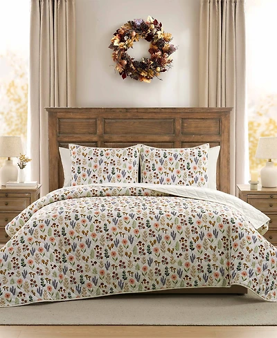 Hallmark Bedding Hayra Fall 3-Piece Quilt Set, King
