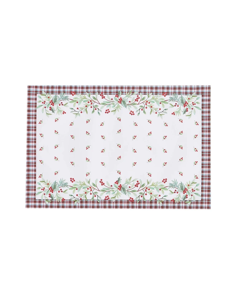 Avanti Holly Plaid Placemats, Set of 4