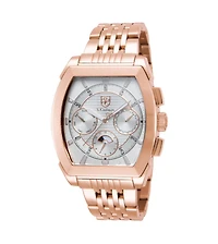 Invicta S.Coifman Men's Chronograph Dial Leather Strap Watch