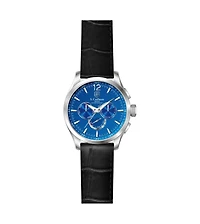 Invicta S.Coifman Men's Chronograph Dial Leather Strap Watch