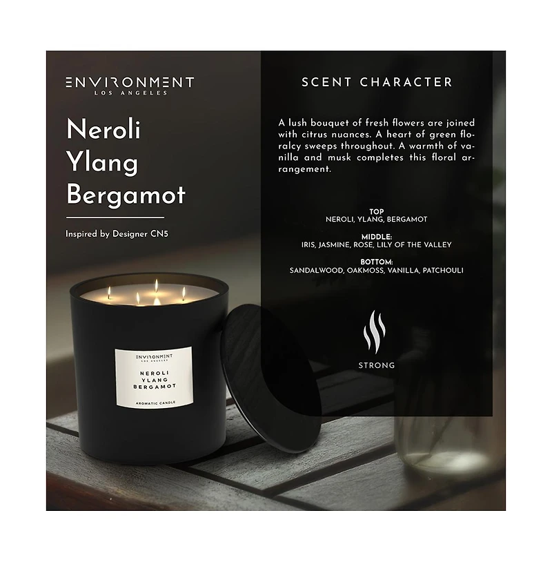 Environment 55oz Candle Inspired by Chanel Chanel 5 - Neroli | Ylang | Bergamot