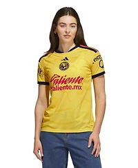 adidas Women's Club America Short-Sleeve Cropped-Hem Replica Jersey