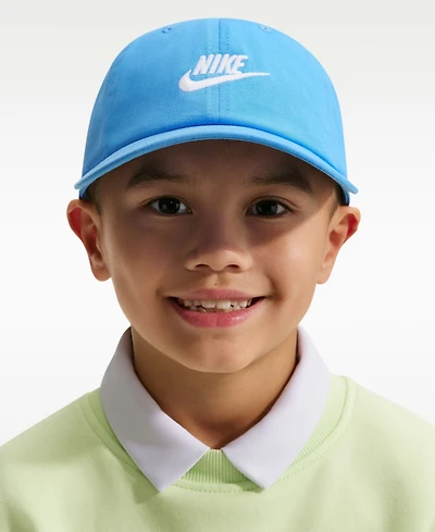 Big Boys and Girls Nike Blue Nike Dri-fit Wash Club Adjustable Hat