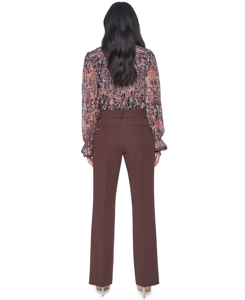 Tommy Hilfiger Women's Sutton Mid-Rise Bootcut Pants