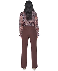 Tommy Hilfiger Women's Sutton Mid-Rise Bootcut Pants
