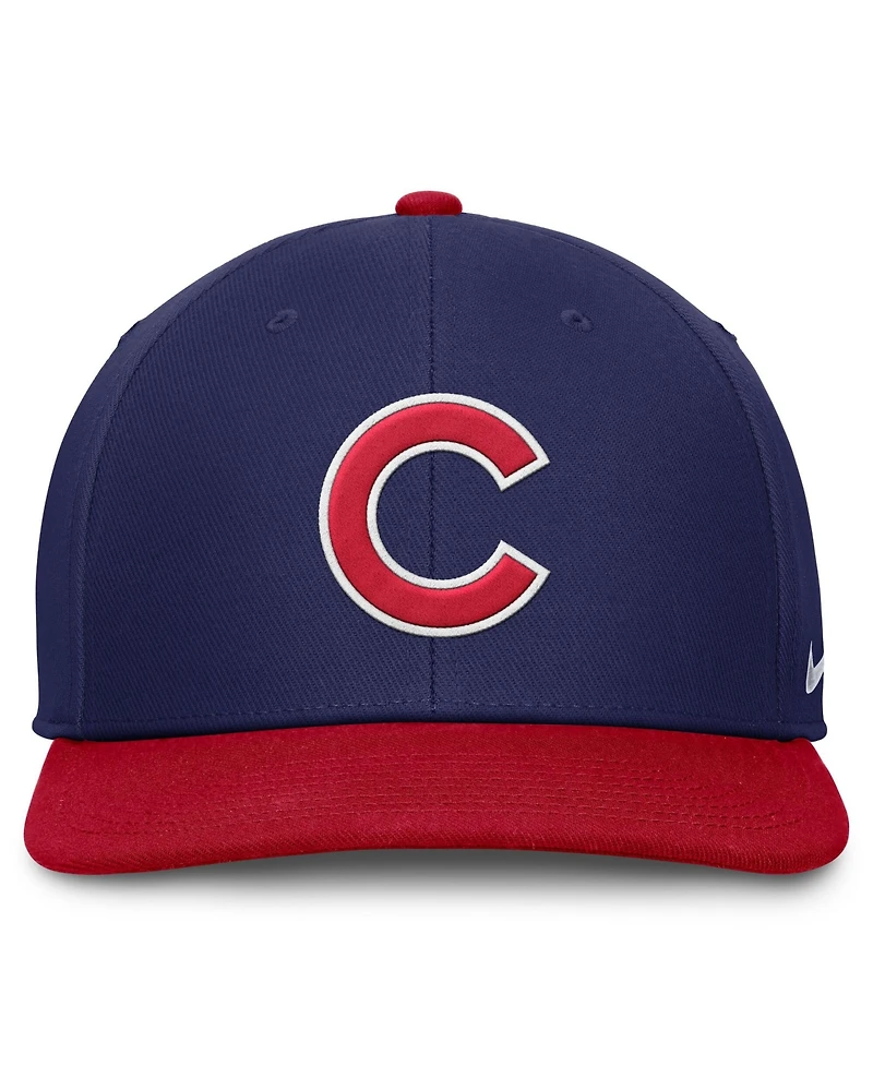 Nike Men's Royal/Red Chicago Cubs Pro Dri-fit Snapback Hat