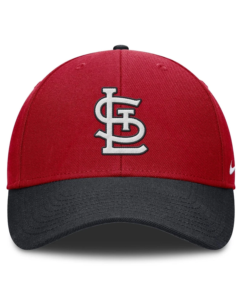 Nike Men's Red/Navy St. Louis Cardinals Dri-fit Club Adjustable Hat