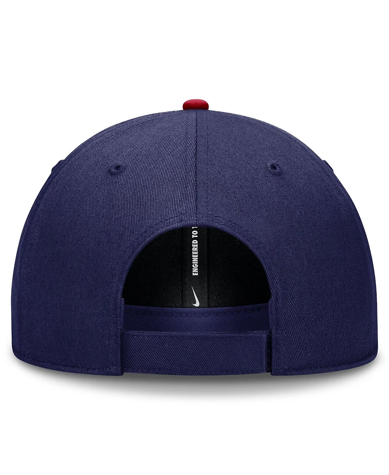 Nike Men's Navy/Red Chicago Cubs Dri-fit Club Adjustable Hat
