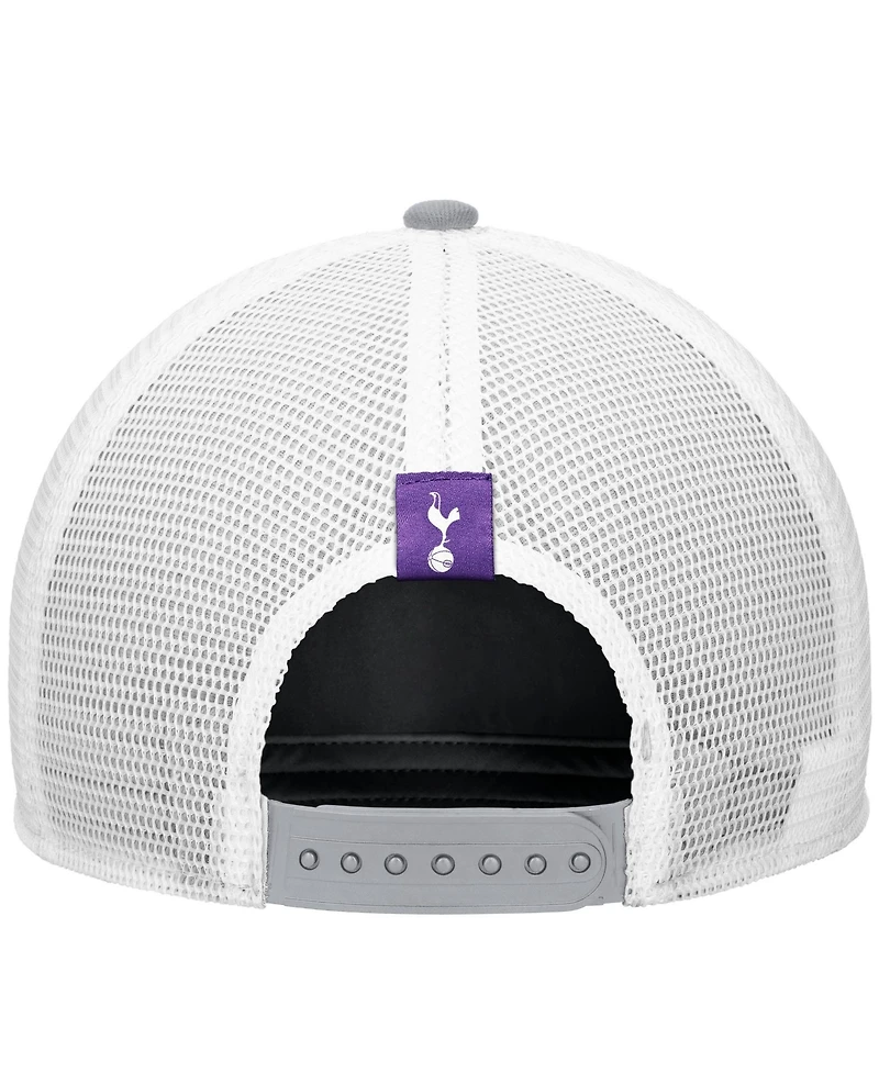 Men's Nike Gray Tottenham Hotspur Rise Rope Trucker A-Frame Adjustable Hat