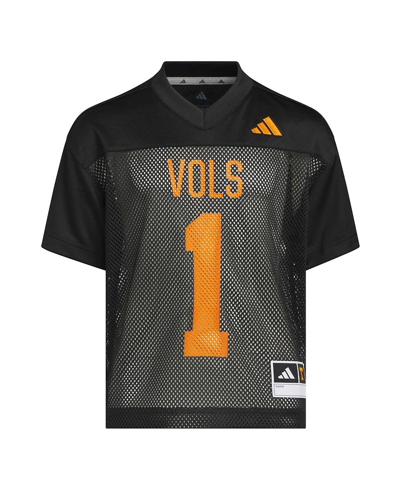 Big Boys and Girls adidas Black Tennessee Volunteers Tailgate Jersey